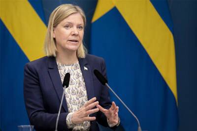 Магдалена Андерссон - Швеция отказалась от членства в НАТО - lenta - Швеция - Стокгольм