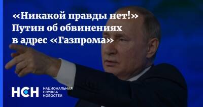 Владимир Путин - «Никакой правды нет!» Путин об обвинениях в адрес «Газпрома» - nsn - Япония - Корея