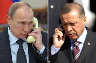 Владимир Путин - Тайип Эрдоган - Эрдоган и Путин обсудили азербайджано-армянские отношения - trend.az - Россия - Сирия - Украина - Турция - Ливия