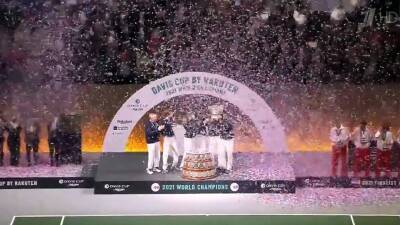 Владимир Путин - Андрей Рублев - Российские теннисисты выиграли командный Кубок Дэвиса - 1tv.ru - Мадрид