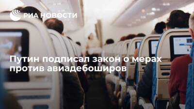 Владимир Путин - Путин разрешил экипажам самолетов применять спецсредства сдерживания против авиадебоширов - ria - Москва - Россия