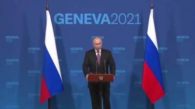 Владимир Путин - Джозеф Байден - Путин заявил, что на переговорах с Байденом не было никакой враждебности - piter - Женева