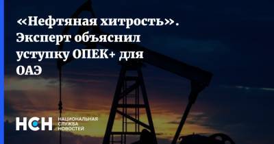 Рустам Танкаев - «Нефтяная хитрость». Эксперт объяснил уступку ОПЕК+ для ОАЭ - nsn - Россия - Эмираты - Абу-Даби
