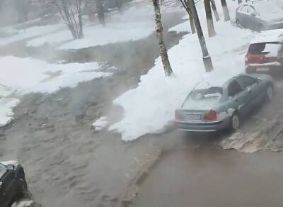 В сети появилось видео «коммунального потопа» в Дашково-Песочне - ya62.ru - Рязань - Видео