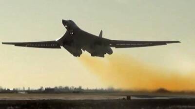 Знаменитости - Видео первого полета новейшего российского бомбардировщика Ту-160М - 5-tv.ru - Россия