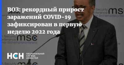 Тедрос Адханом Гебрейесус - ВОЗ: рекордный прирост заражений COVID-19 зафиксирован в первую неделю 2022 года - nsn - Женева
