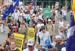 Джокович Новак - Антиваксеры устроили марш в поддержку Джоковича - rf-smi.ru - Австралия - Сербия - Мельбурн - Covid-19