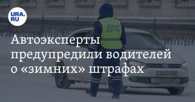 Автоэксперты предупредили водителей о «зимних» штрафах - ura.news