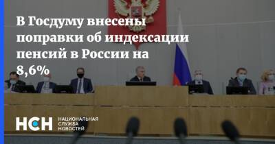 В Госдуму внесены поправки об индексации пенсий в России на 8,6% - nsn - Россия - Госдума