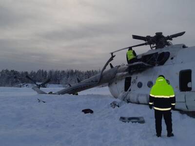 В НАО вертолет «Газпромавиа» приземлился в снег, сломав винт - rosbalt - Россия - окр.Ненецкий