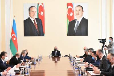 Ильхам Алиев - Али Асадов - В Азербайджане состоялось совещание под председательством премьер-министра (ФОТО) - trend.az - Азербайджан