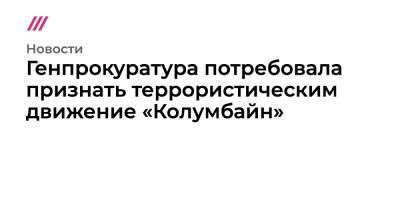 Екатерина Мизулина - Генпрокуратура потребовала признать террористическим движение «Колумбайн» - tvrain - США - Пермь
