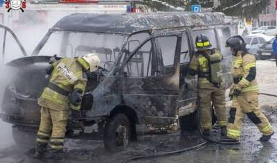 В Башкирии загорелась маршрутная Газель, в которой находились пассажиры - mkset.ru - Башкирия
