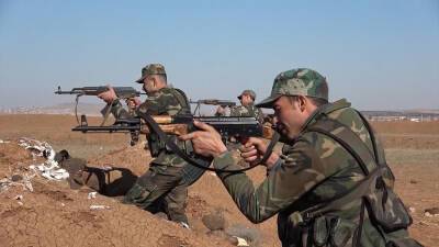 Сирийские военные во время учений использовали танк времен ВОВ - tvc.ru - Сирия