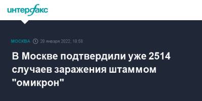 В Москве подтвердили уже 2514 случаев заражения штаммом "омикрон" - interfax - Москва - Египет - Турция - Эмираты - Москва