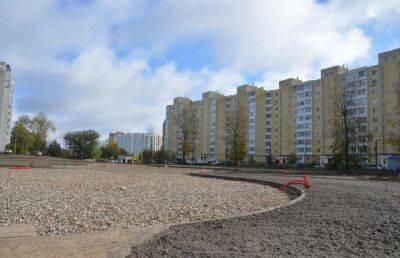 В Твери завершается первый этап работ по благоустройству нового сквера на улице Хромова - afanasy.biz - Тверь - Благоустройство
