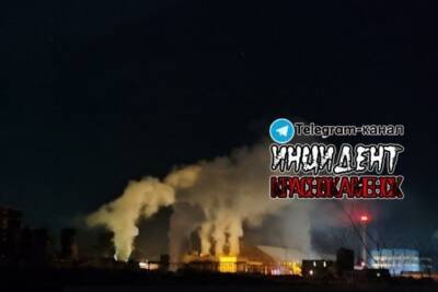 Пожар произошёл на складе сернокислотного цеха ППГХО в Краснокаменске - chita.ru - Забайкальский край - Чита - Краснокаменск