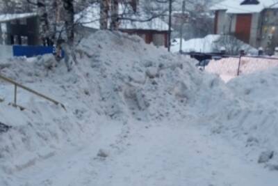 В Ижевске дорожники засыпали тротуары убранным с проезжей части снегом - izhevsk.mk.ru - Ижевск