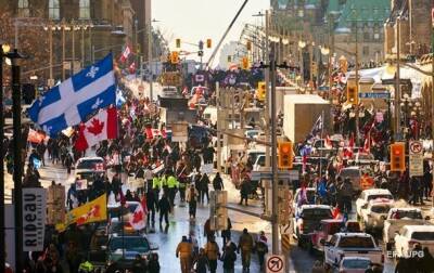 Джастин Трюдо - Канада - Протесты в Канаде: власти впервые применили закон о ЧС - korrespondent - Украина - Канада - Оттава - Протесты
