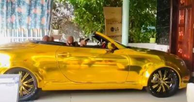 Lexus - Вьетнам - Одержимый золотом бизнесмен носит на себе килограммы украшений и ездит на блестящем Lexus - focus.ua - Украина