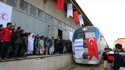 Сулейман Сойлу - В Афганистан прибыл поезд из Турции с 750 тоннами гумпомощи - dialog.tj - Россия - Турция - Анкара - Афганистан - Кабул