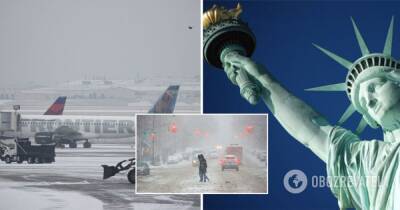 Зимний шторм в США – отменили сотни рейсов, закрыли школы – все подробности - obozrevatel.com - США - Мехико - штат Вермонт