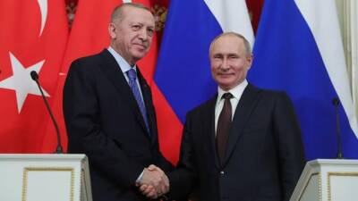 Владимир Путин - Реджеп Тайип Эрдоган - Тайип Эрдоган - Путин выразил уверенность, что Эрдоган быстро справится с коронавирусом - trend.az - Россия - Турция
