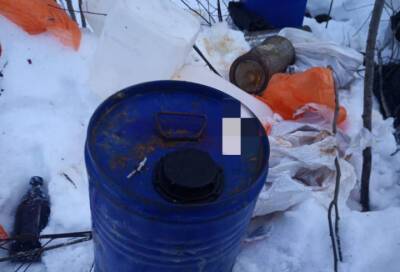 Под поселком Сиверский обнаружены канистры с метилхлоридом - online47.ru - район Гатчинский - Газ