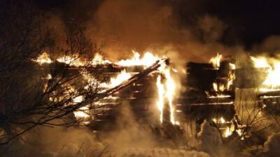 В Бессоновском районе огонь уничтожил жилой дом - penzainform.ru - Пензенская обл. - район Бессоновский