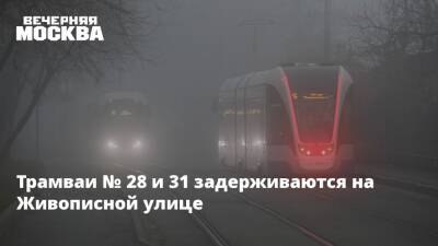 Максим Ликсутов - Трамваи № 28 и 31 задерживаются на Живописной улице - vm - Москва - Москва