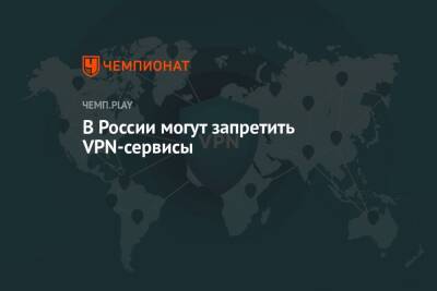 Андрей Клишас - Александр Хинштейн - В России могут запретить VPN-сервисы - championat.com - Россия