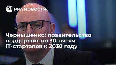 Дмитрий Чернышенко - Чернышенко заявил, что правительство поддержит до 30 тысяч IT-стартапов к 2030 году - smartmoney.one - Россия