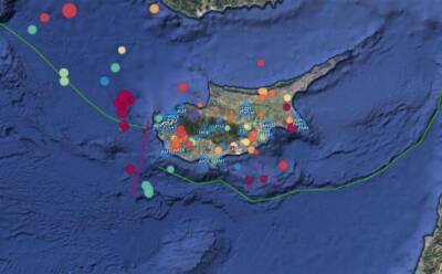 Кипр - Землетрясение магнитудой 4,7 произошло 26 апреля - vkcyprus.com - Израиль - Турция - Кипр - Ливан - Никосия