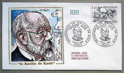 Роберт Кох - История Германии в почтовых марках: Роберт Кох - rusverlag.de - Германия