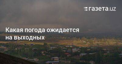 Какая погода ожидается на выходных - gazeta.uz - Узбекистан
