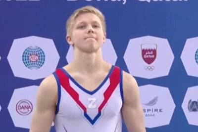 Российского гимнаста Куляка дисквалифицировали на один год. Он вышел на награждение с буквой «Z» на форме - sportarena.com - Россия - Украина