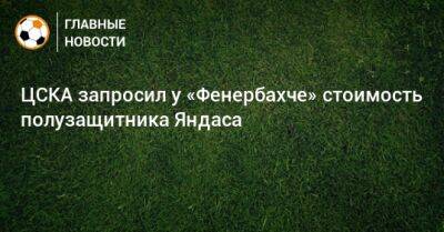 ЦСКА запросил у «Фенербахче» стоимость полузащитника Яндаса - bombardir.ru