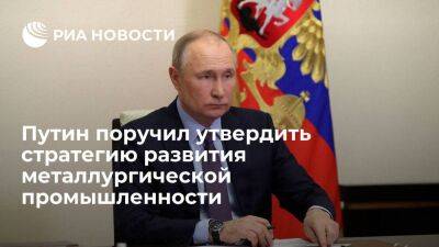 Владимир Путин - Путин поручил утвердить стратегию развития металлургической промышленности до 2030 года - smartmoney.one - Россия