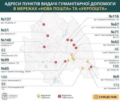 Где получить гуманитарную помощь в Харькове 17 мая (адреса) - objectiv.tv - Украина - Харьков - Facebook