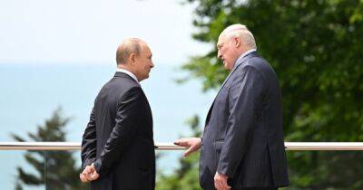 Владимир Путин - Александр Лукашенко - Лукашенко убеждает Путина в том, что Запад собирается расчленить Украину (видео) - focus.ua - Россия - Украина - Сочи - Белоруссия - Польша