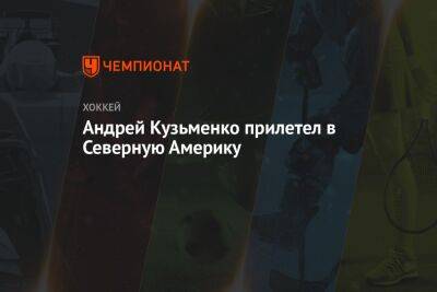 Андрей Кузьменко - Андрей Кузьменко прилетел в Северную Америку - championat.com - Россия - Санкт-Петербург