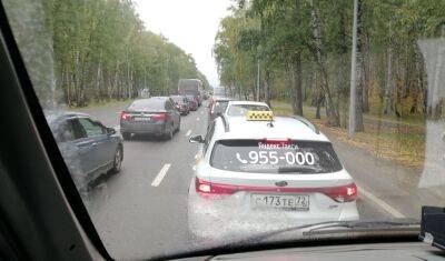 На трассе Ишим – Омск возникла огромная пробка из грузовых машин - nashgorod.ru - Тюмень - Омск - Ялуторовск