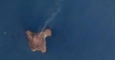 Появились спутниковые изображения острова Змеиный после удара ВСУ - focus.ua - Украина