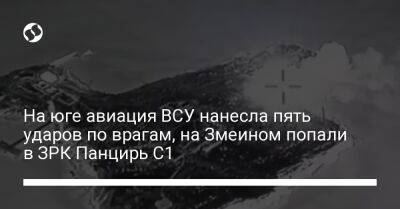 На юге авиация ВСУ нанесла пять ударов по врагам, на Змеином попали в ЗРК Панцирь С1 - liga.net - Украина - Николаевская обл.