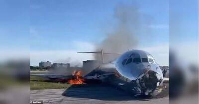 Літак зі 126 пасажирами на борту спалахнув після аварійної посадки в Маямі - fakty.ua - Украина