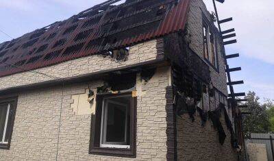 В Тюмени сегодня утром сгорел жилой дом на Мысу - nashgorod.ru - Тюмень - район Тюменский