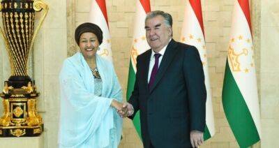 Эмомали Рахмон - Эмомали Рахмон провел встречу с заместителем Генерального секретаря ООН Аминой Мухаммад - dialog.tj - Таджикистан
