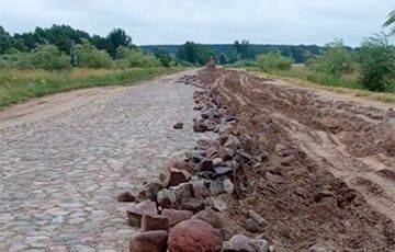 Столбцовские власти разрушили мощеную дорогу, чтобы «стало тише» - charter97.org - Белоруссия