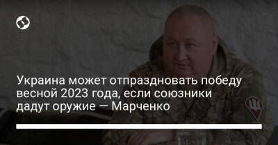 Дмитрий Марченко - Украина может отпраздновать победу весной 2023 года, если союзники дадут оружие — Марченко - liga.net - Россия - Украина