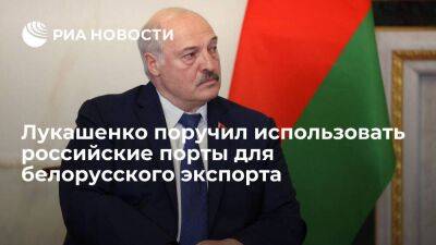 Александр Лукашенко - Лукашенко поручил использовать каждый метр в портах в России для белорусского экспорта - smartmoney.one - Россия - Белоруссия